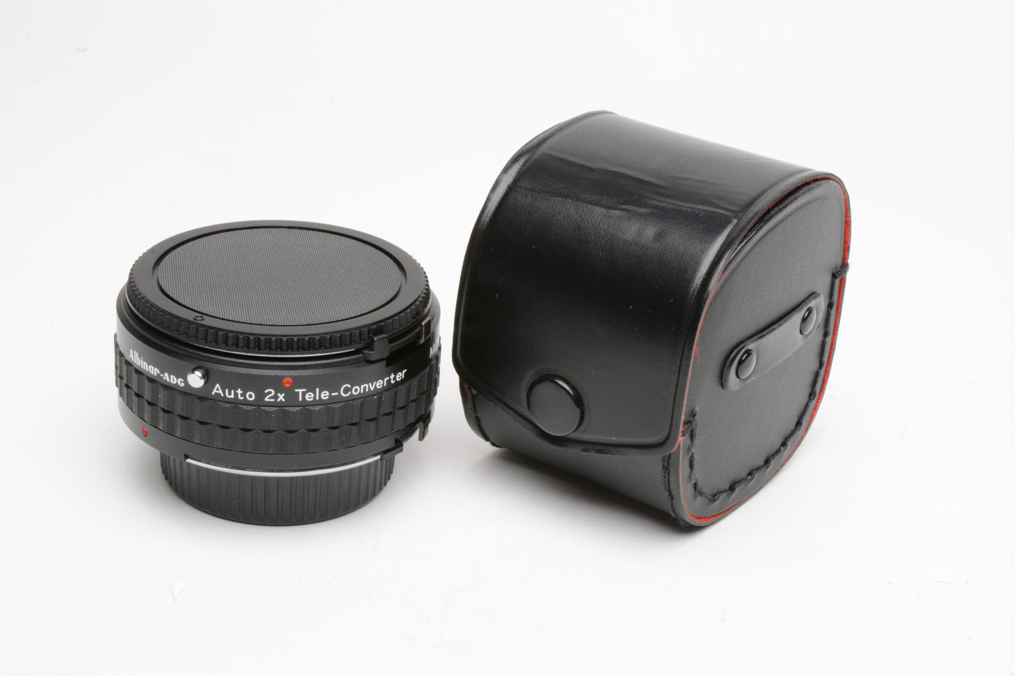 Albinar ADG 2X Teleconverter #847 for Minolta mount, caps, Very clean w/Case