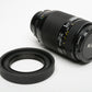 Nikon AF Nikkor 70-210mm F4-5.6 zoom lens, caps, 1A filter and rubber hood