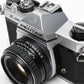 Pentax K1000 35mm SLR w/50mm f2 lens, New seals, canvas strap, Awesome