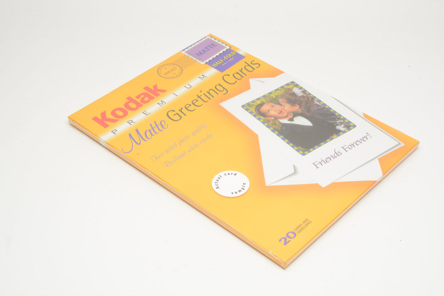 Kodak Premium Matte Greeting cards 20sh Half-fold 45lb