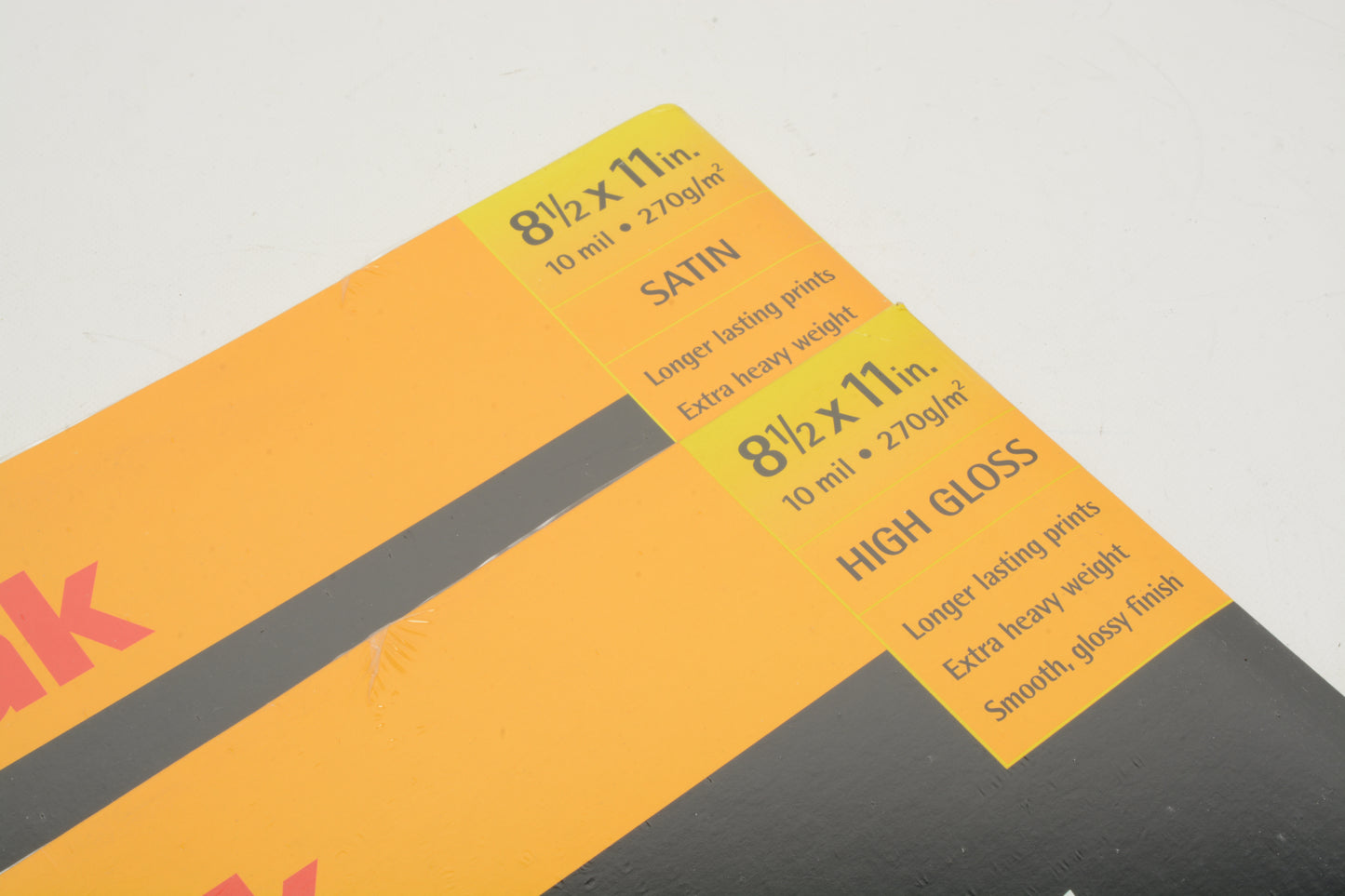 45 sheets Kodak Ultimate / Premium Ink Jet Photo Paper 8.5x11" High Gloss / Satin