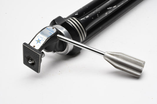 Star D by Davidson tripod 24" Folded, 56” Expanded, Nice quality, Vintage, Smooth