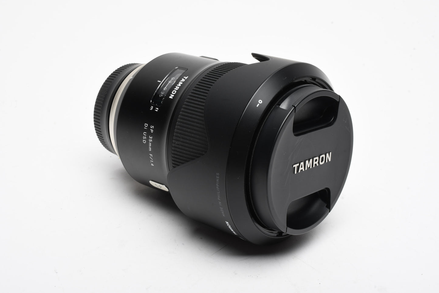 Tamron SP 35mm f1.4 Di USD lens for Nikon F, USA Version, Hood +UV