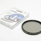 Tiffen 77mm CPL Circular polarizing filter in jewel case, Very clean