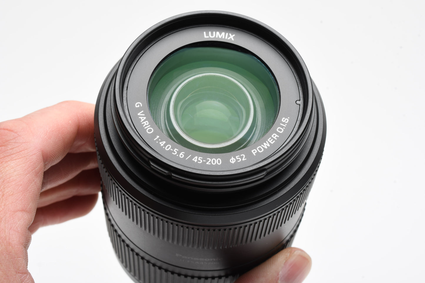 Panasonic Lumix 45-200mm G Vario F4-5.6 Mega OIS w/Caps, Great