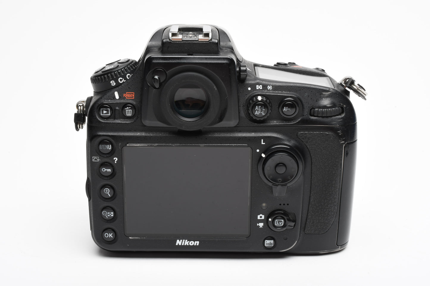 Nikon D800 DSLR body, batt+charger, 55K Acts, Tested, USA Version, Good!