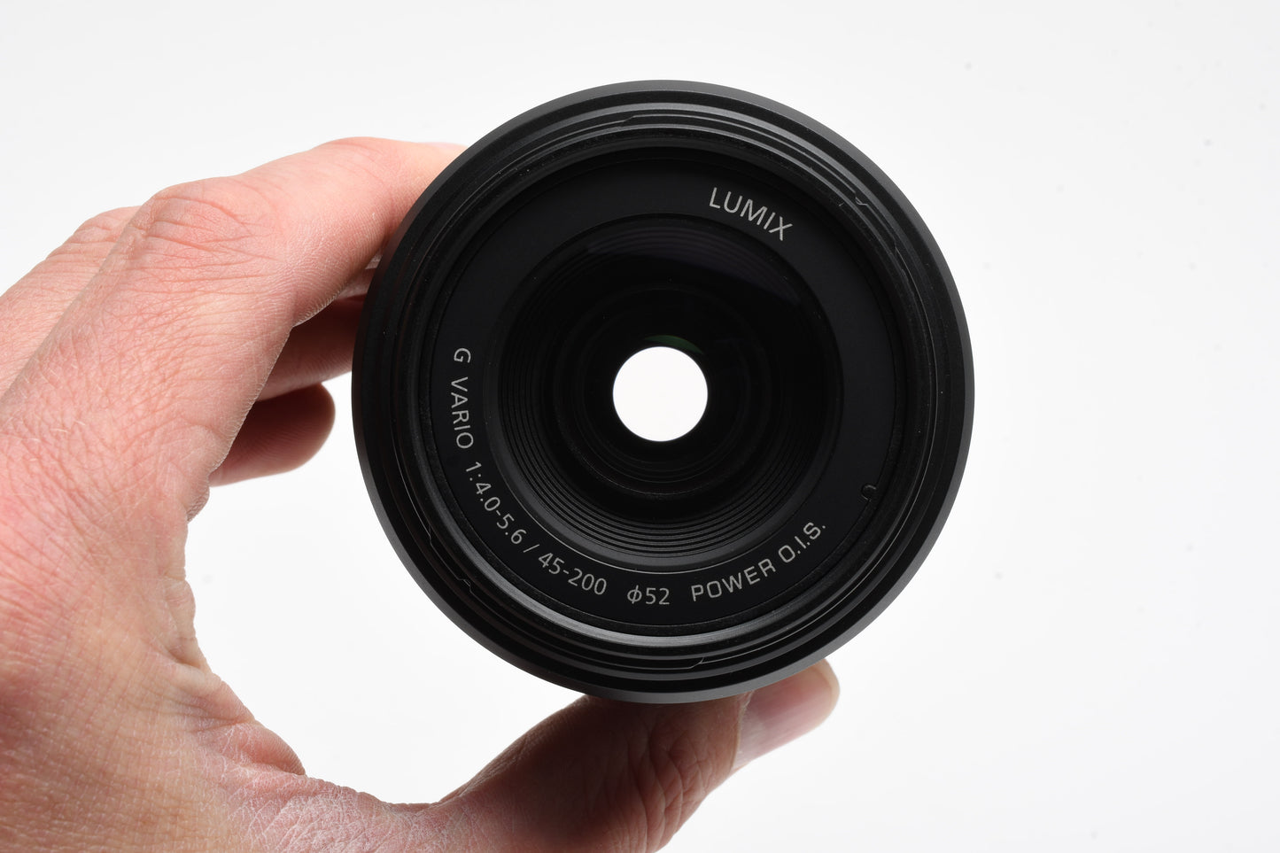 Panasonic Lumix 45-200mm G Vario F4-5.6 Mega OIS w/Caps, Great
