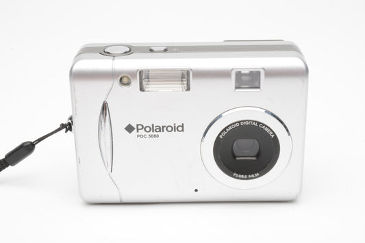 Polaroid PDC-5080 Digital Point&Shoot 5.1MP 4X Digital Zoom Camera (Silver)