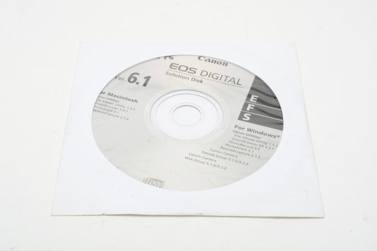 Canon Digital Camera Solution Disk ver. 6.1