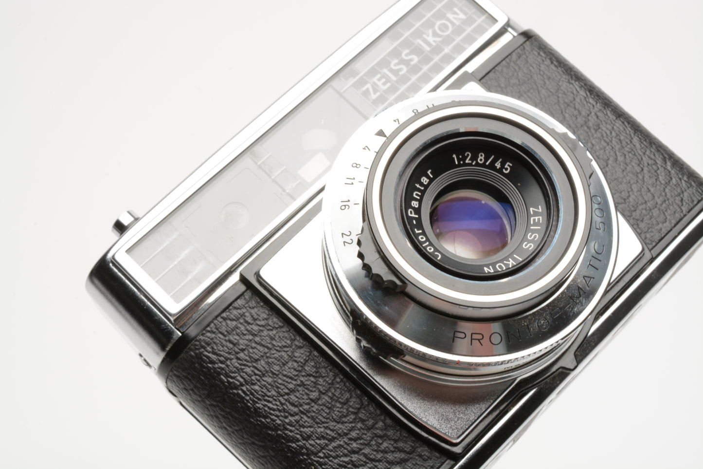 Zeiss-Ikon Contessamat SE Prontor-Matic 500 with leather case, Tested, works!