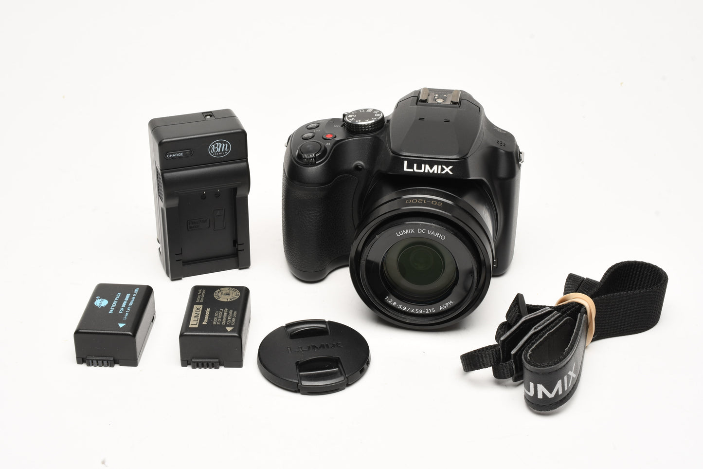 Panasonic Lumix DC-FZ80 18.1MP Digital Point&Shoot camera, 2Batts, Tested