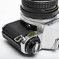 Pentax ME Super 35mm SLR w/50mm f2, Strap, New seals, Tested, Clean!