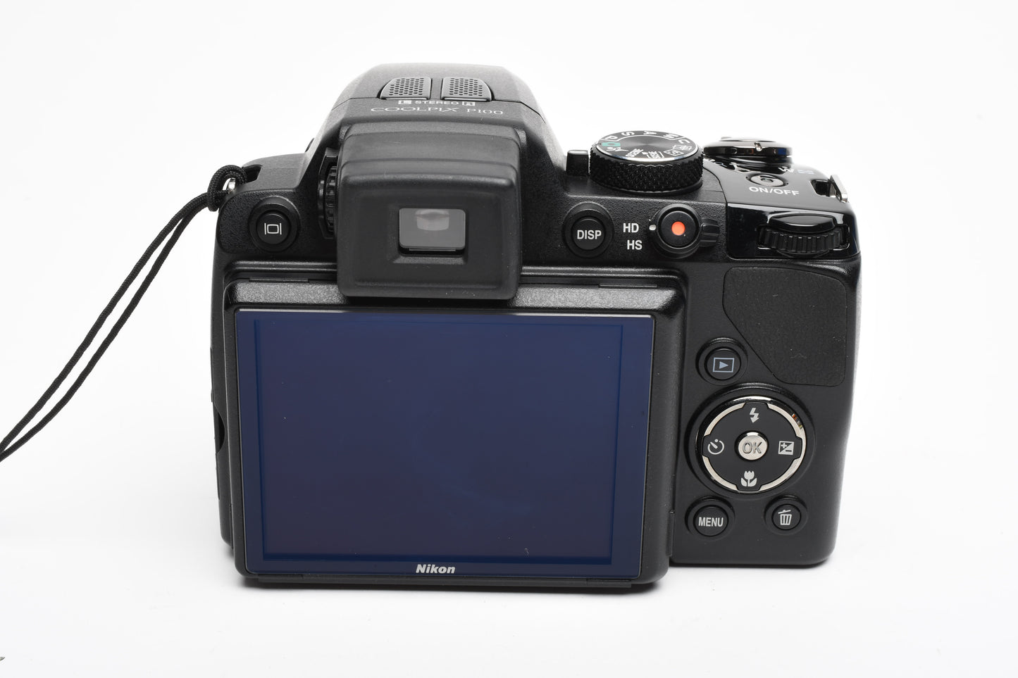 Nikon Coolpix P100 10.3MP 26X HD Zoom Digital Point&Shoot, Manual, Nice
