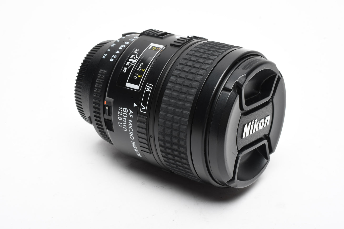 Nikon AF 60mm f2.8D Micro Nikkor lens, caps, Very sharp! Clean