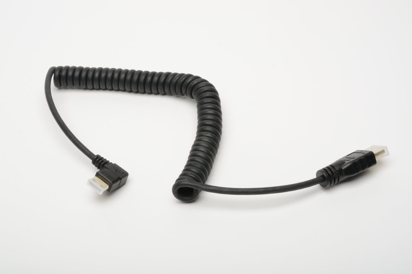 UCEC Mini HDMI to HDMI Cable, Coiled, Right angles Mini HDMI, New