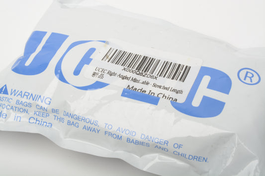 UCEC Mini HDMI to HDMI Cable, Coiled, Right angles Mini HDMI, New