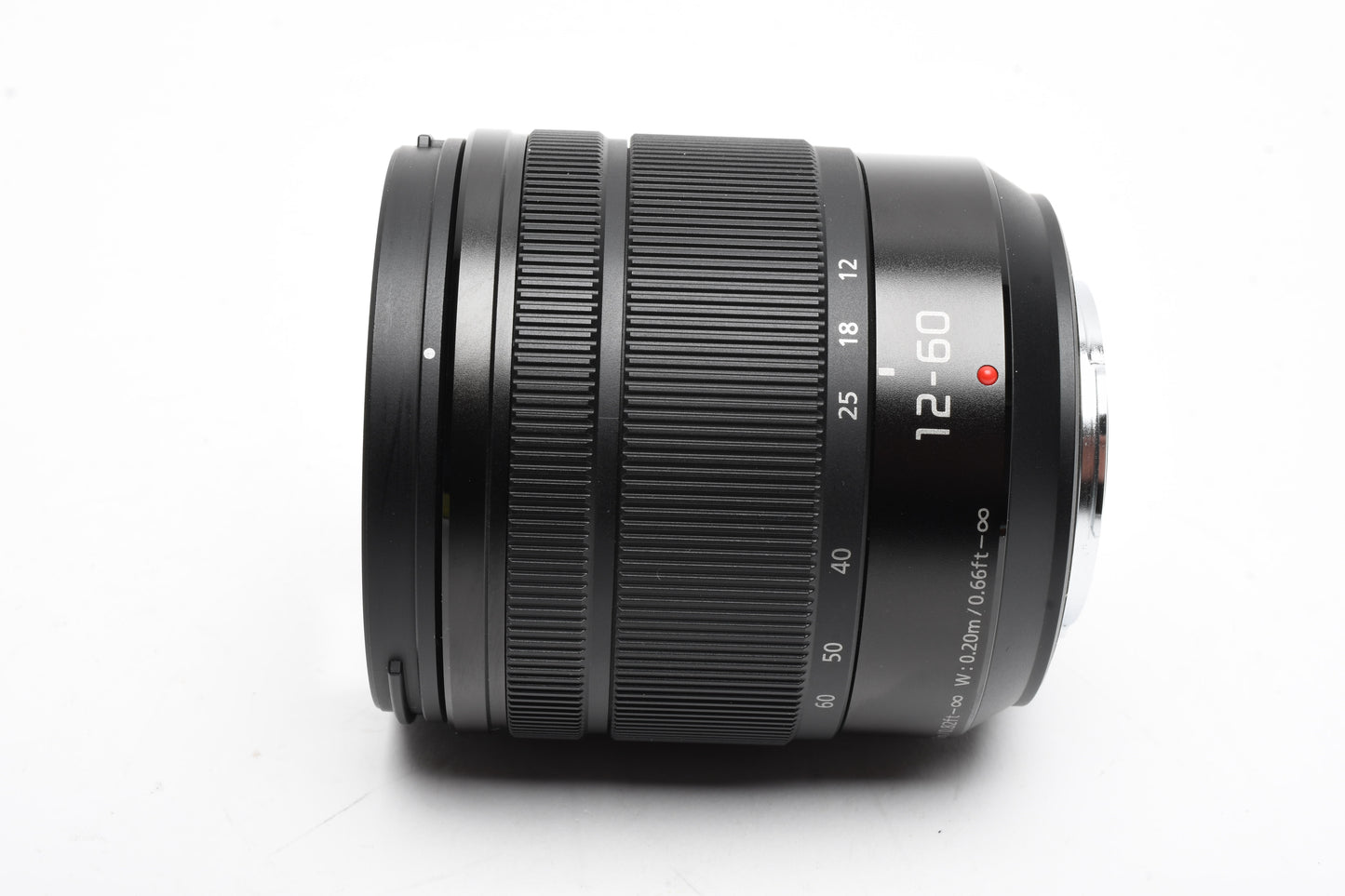 Panasonic Lumix G Vario 12-60mm f3.5-5.6 Asph. Power O.I.S. w/Hood, Caps
