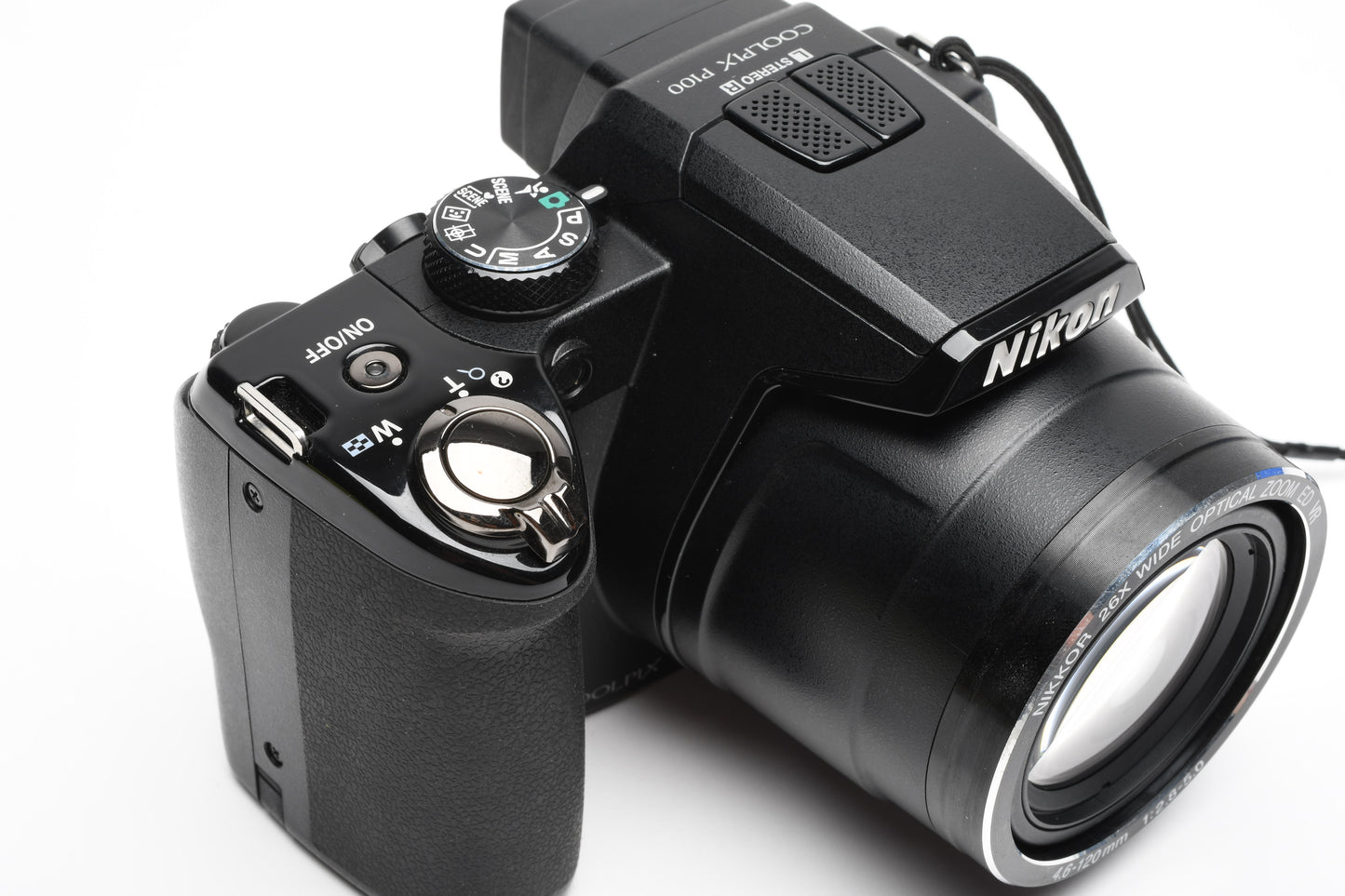 Nikon Coolpix P100 10.3MP 26X HD Zoom Digital Point&Shoot, Manual, Nice