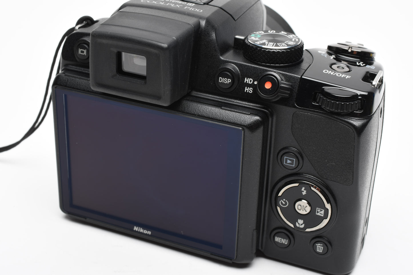 Nikon Coolpix P100 10.3MP 26X HD Zoom Digital Point&Shoot, Manual, Nice