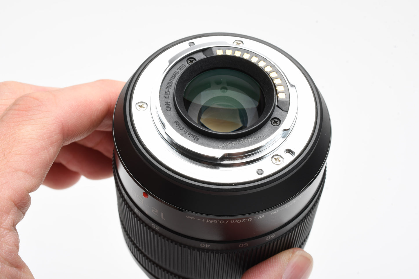 Panasonic Lumix G Vario 12-60mm f3.5-5.6 Asph. Power O.I.S. w/Hood, Caps