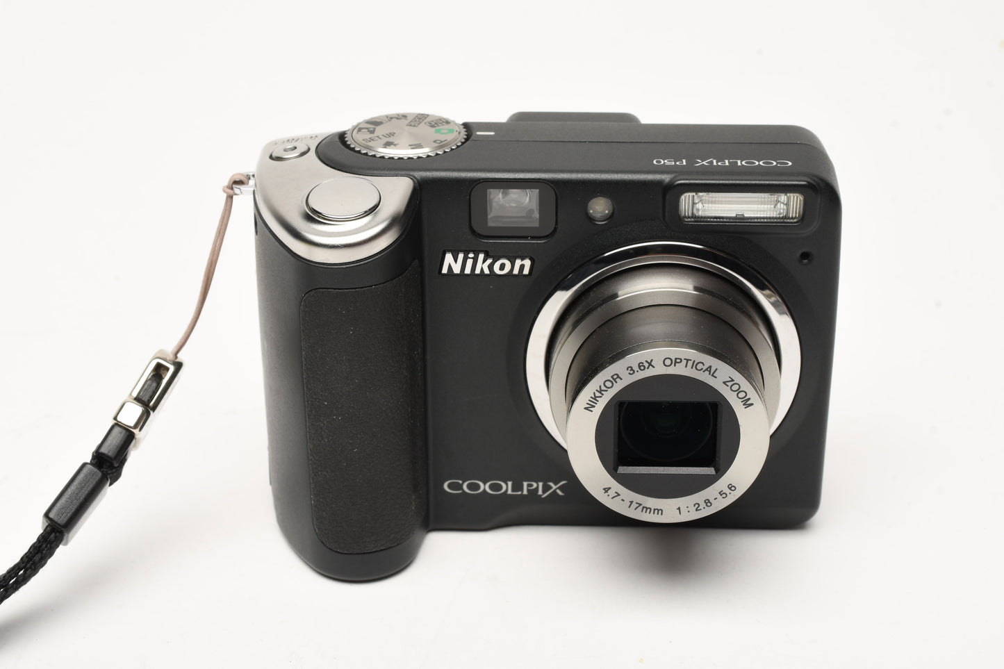 Nikon Coolpix P50 8.1MP Digital Point&Shoot, Case, 4GB SD, cables+CD, Great!