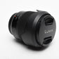 Panasonic Lumix G Vario 12-60mm f3.5-5.6 Asph. Power O.I.S. w/Hood, Caps