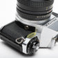 Pentax ME Super 35mm SLR w/50mm f1.7, Strap, New seals, Tested, Nice!