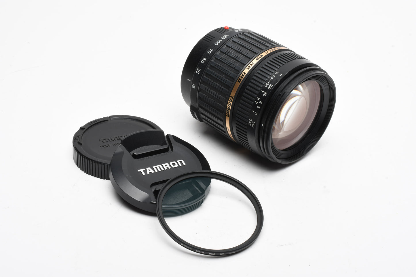 Tamron AF 18-200mm f3.5-6.3 XR Di II LD A14 Lens for Minolta AF, caps +UV