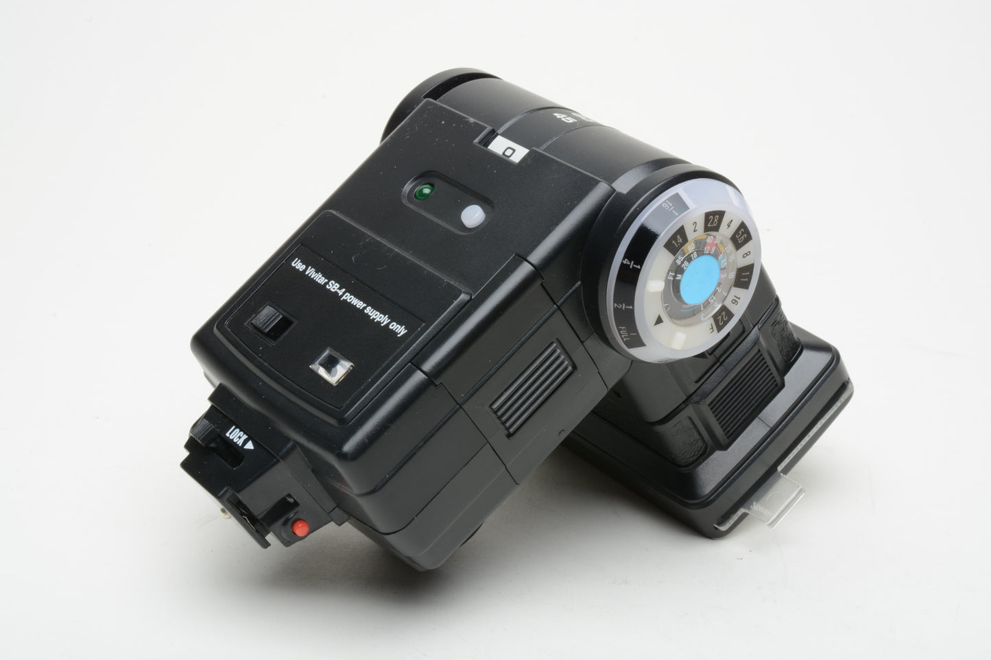 Vivitar Zoom Thyristor 285HV Flash w/WA Attachment, Tested