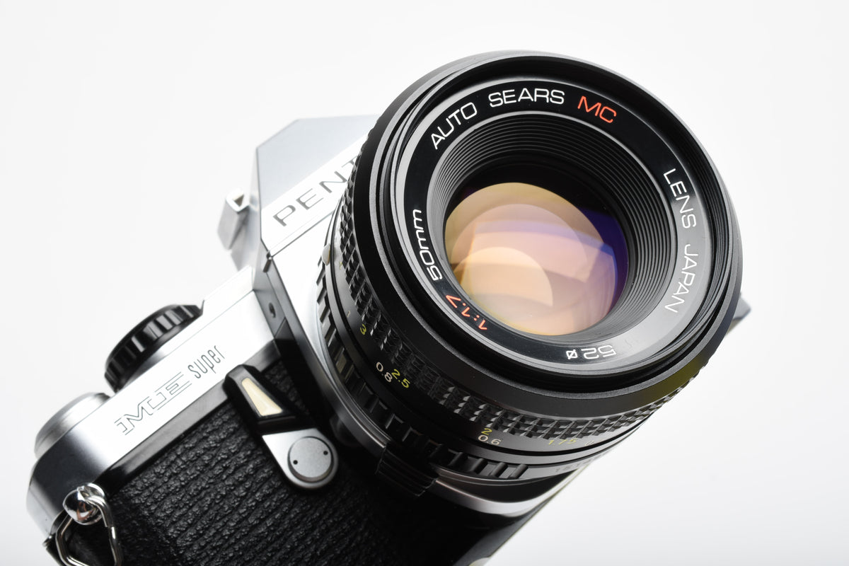 Pentax ME Super 35mm SLR w/50mm f1.7, Strap, New seals, Tested, Nice!