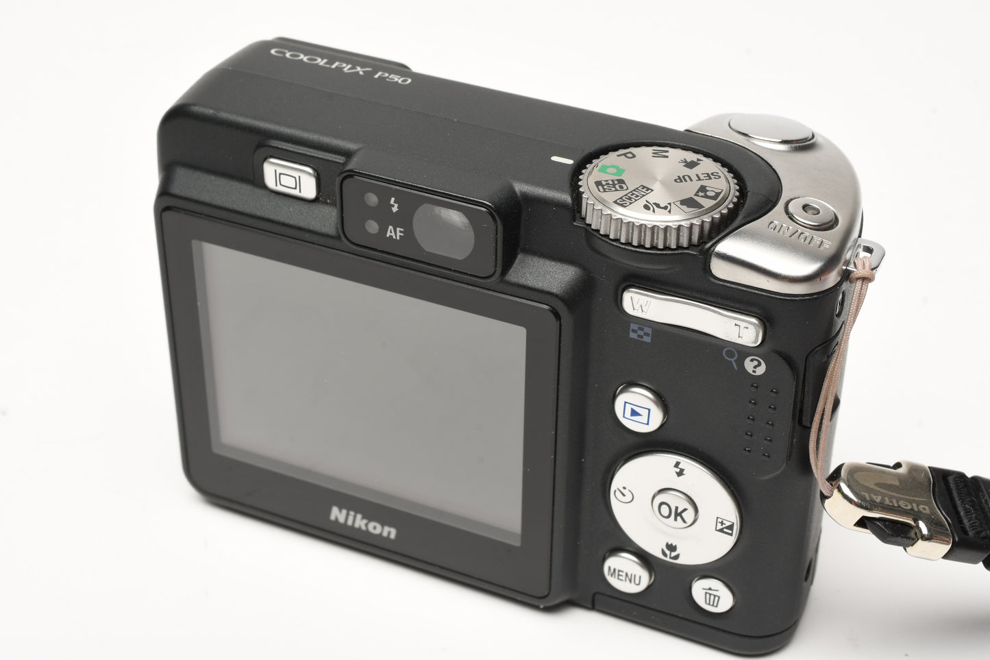 Nikon Coolpix P50 8.1MP Digital Point&Shoot, Case, 4GB SD, cables+CD, Great!