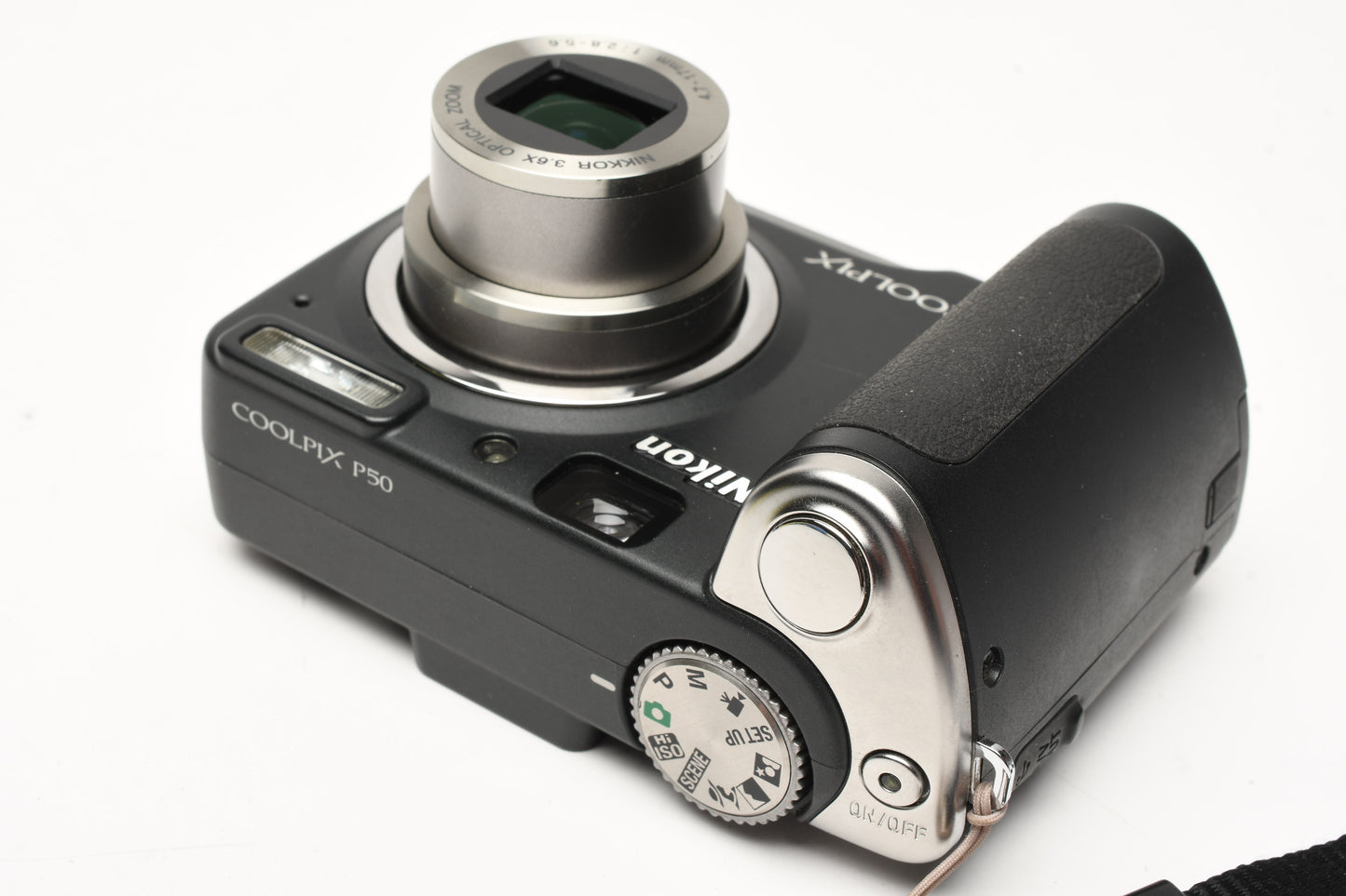 Nikon Coolpix P50 8.1MP Digital Point&Shoot, Case, 4GB SD, cables+CD, Great!