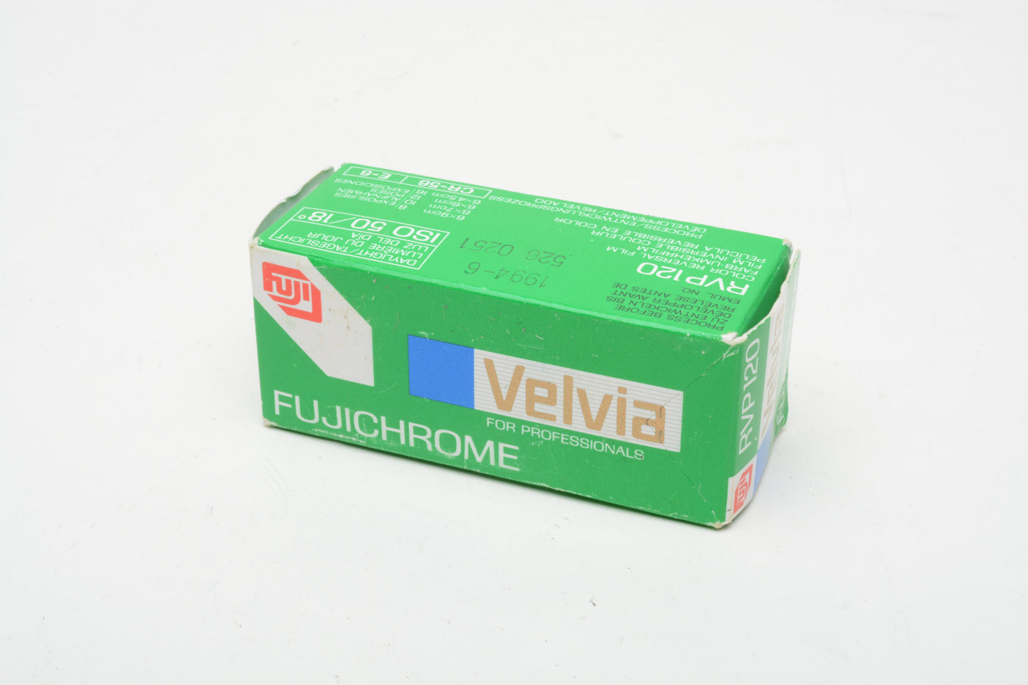 Fuji Fujchrome RVP120 film 50 ASA, Expired 06/1994