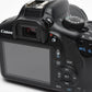 Canon EOS Rebel T6 DSLR w/18-55mm IS II, batt+charger 34K Acts, Tested