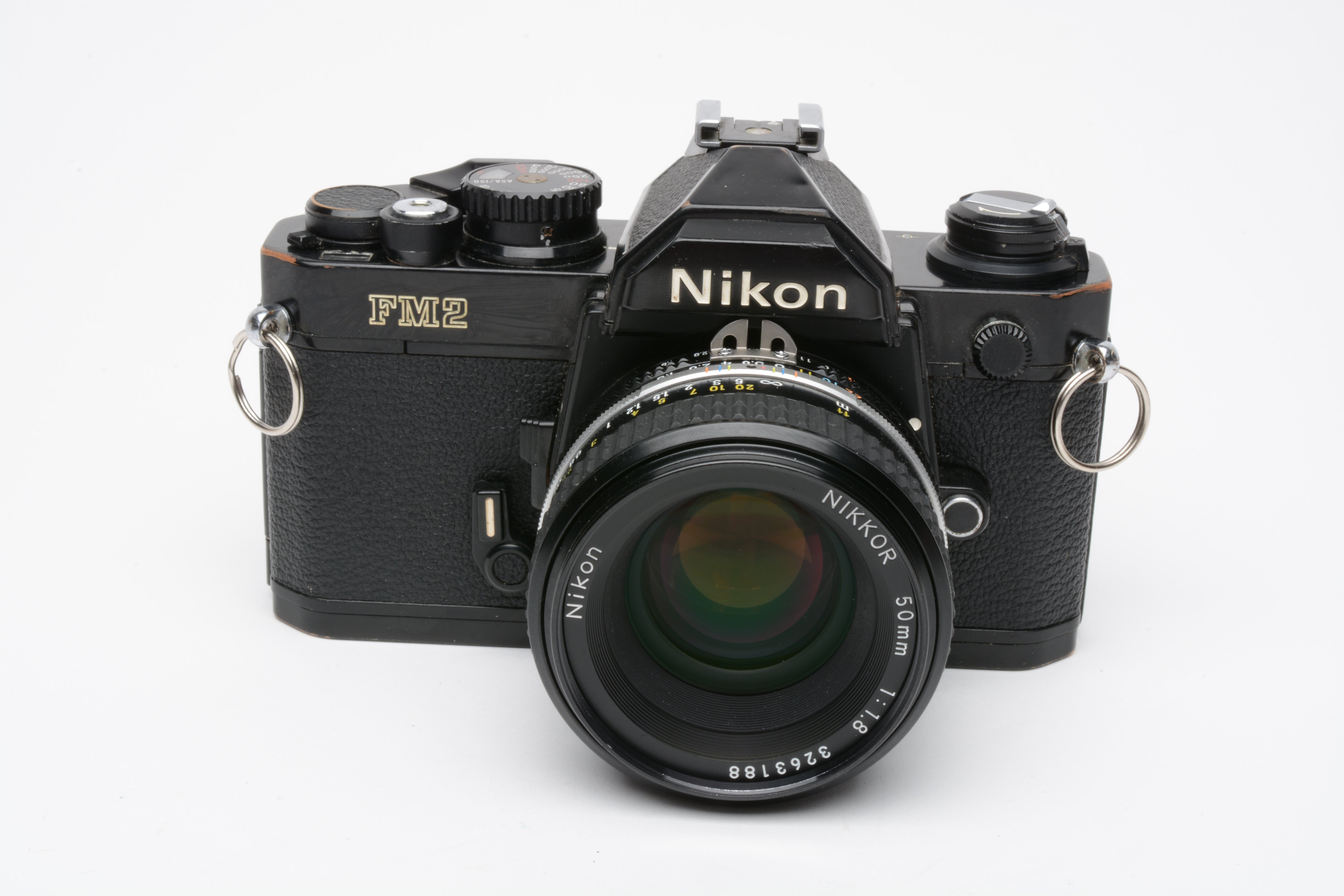 Nikon FM2 Black 35mm SLR Body w/Nikkor 50mm f1.8 AI lens, new