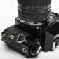 Sears KS1000 35mm SLR w/Access 28-80mm f3.5-4.5 zoom lens, winder strap, new seals
