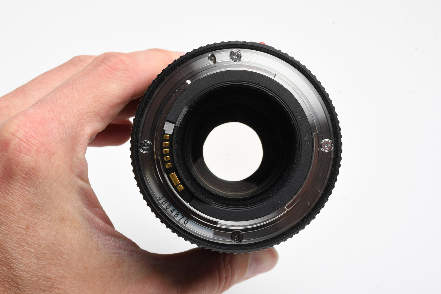 Canon EF 100mm f2.8L IS Macro USM lens, caps, very sharp, Mint-
