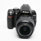 Nikon D3000 DSLR w/Nikkor AFS 18-55mm f3.5-5.6G Lens, Batt, Charger, 25K Acts