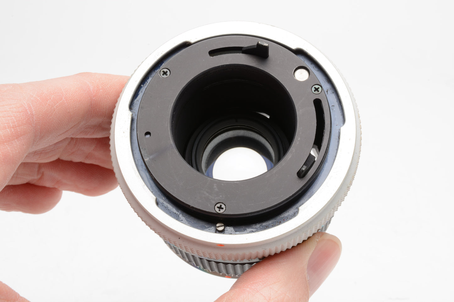 Soligor 3x Teleconverter for Canon FD lenses onto Canon EF body, caps, case