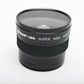 Albinar ADG Super Wide Fish-eye conversion lens (49mm), Caps, Case, Clean