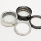 Set of 9 28.5mm filters Rollei Hellgrun, UV, Sport, Gelb, Hellblau + Close-ups