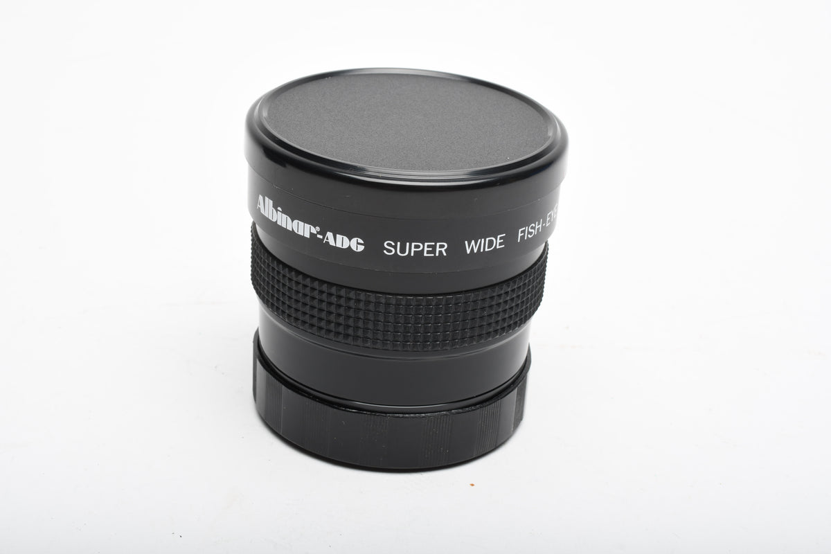Albinar ADG Super Wide Fish-eye conversion lens (49mm), Caps, Case, Clean