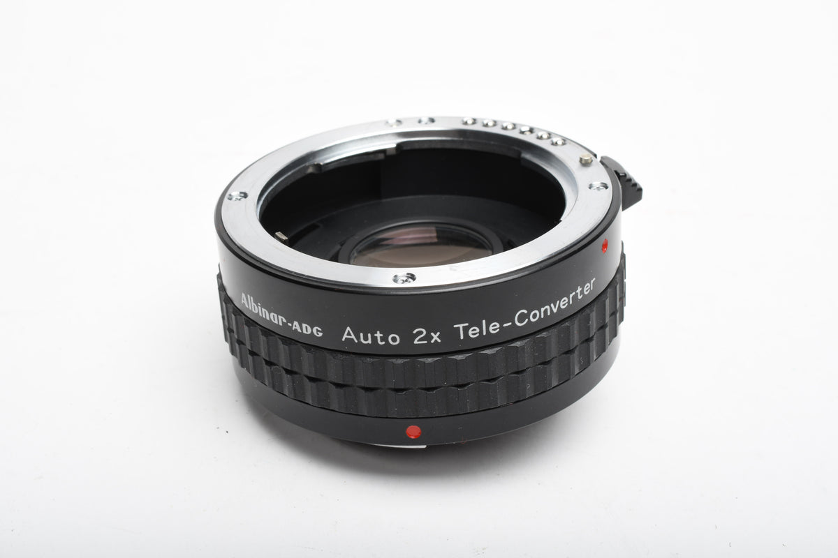Albinar ADG 2X Teleconverter for Pentax PK mount (Program), caps + case