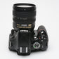 Nikon D5100 DSLR w/Nikkor 18-70mm F3.5-4.5G VR lens, 12,502 Acts, batt+charger+UV