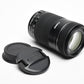 Canon EF-S 55-250mm f4-5.6 IS Zoom lens, w/Caps, Clean!