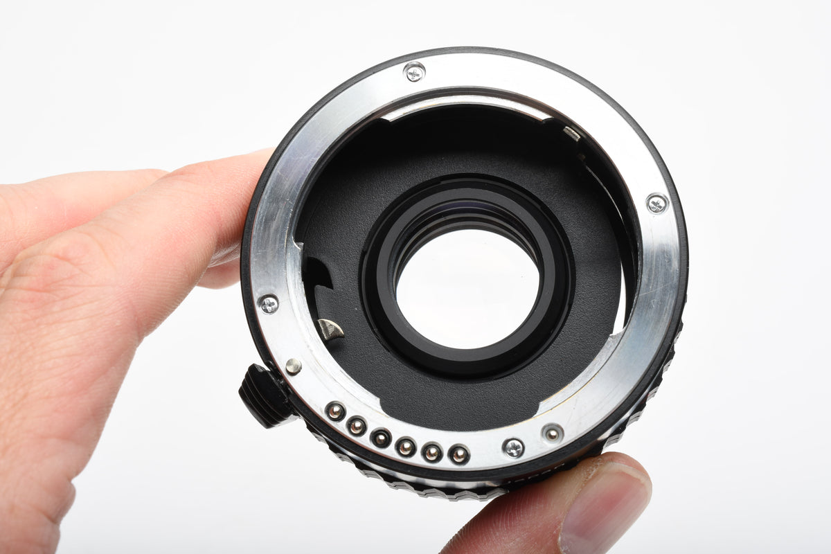 Albinar ADG 2X Teleconverter for Pentax PK mount (Program), caps + case