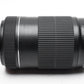 Canon EF-S 55-250mm f4-5.6 IS Zoom lens, w/Caps, Clean!