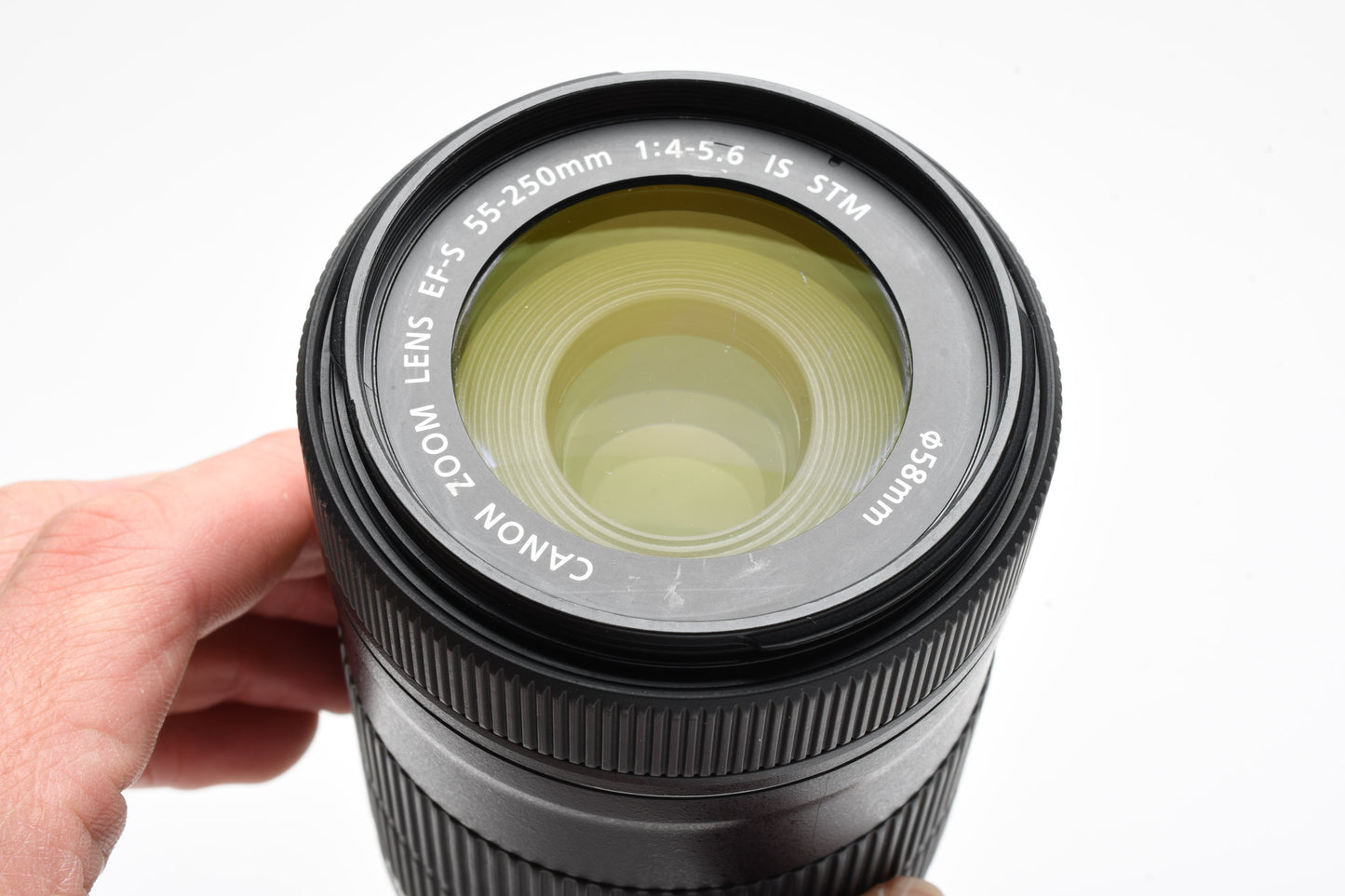 Canon EF-S 55-250mm f4-5.6 IS Zoom lens, w/Caps, Clean!