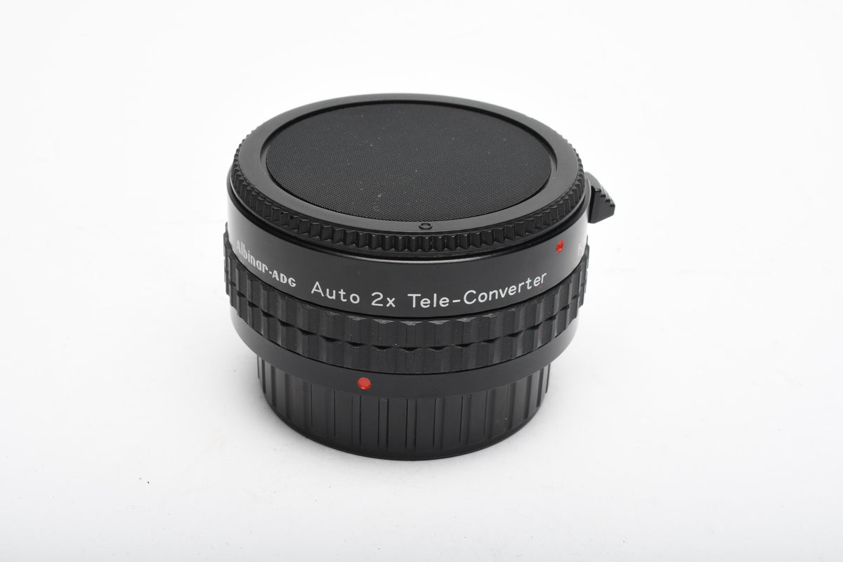 Albinar ADG 2X Teleconverter for Pentax PK mount (Program), caps + case