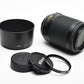 Nikon AF-S Nikkor 55-300mm f4.5-5.6G ED VR zoom lens, Hood, Caps, UV